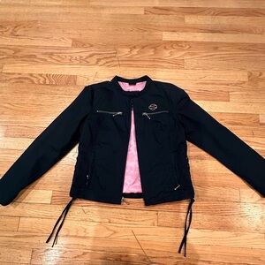 Harley Davidson Pink and Black Jacket